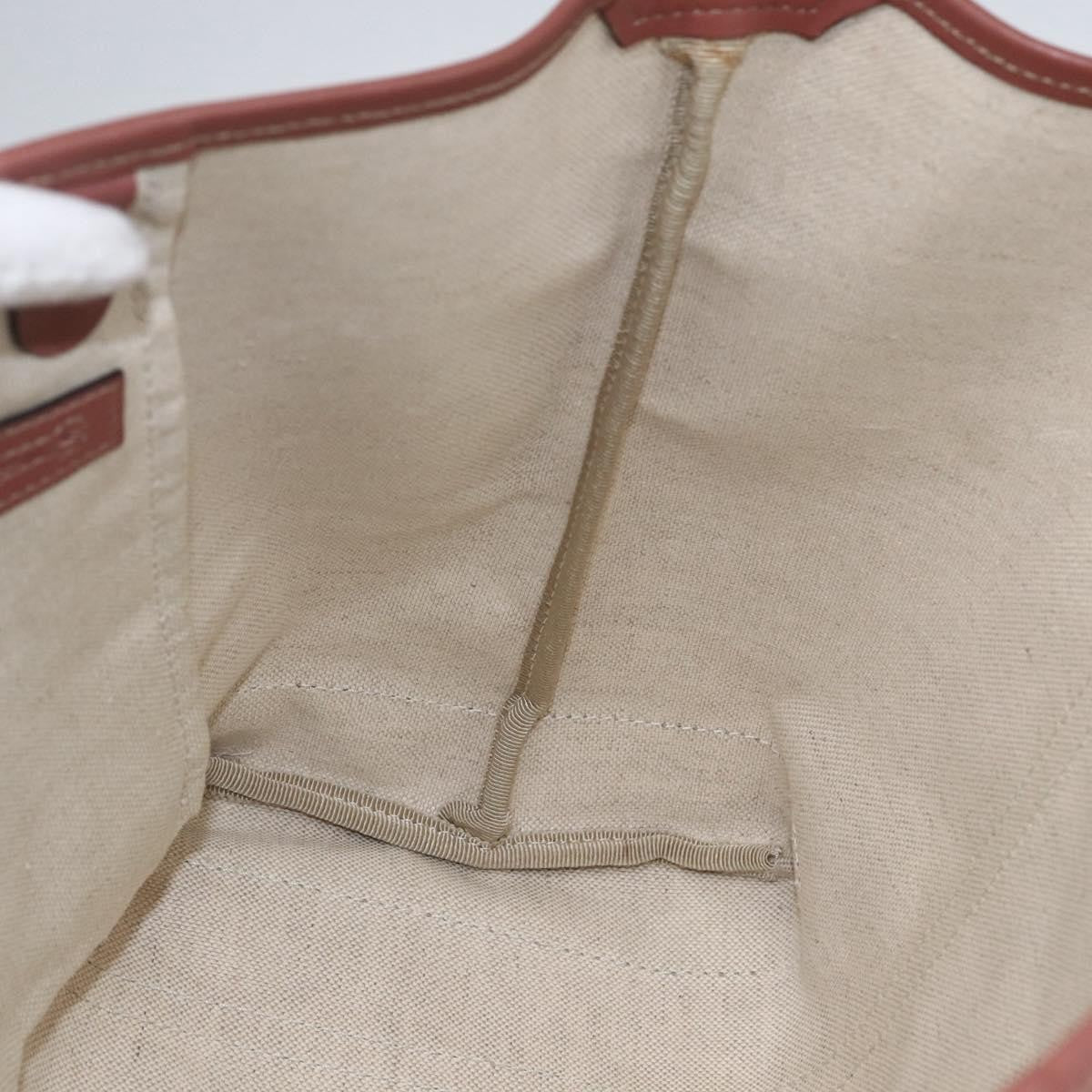 Gucci Joy Plus Tote GG Coated Canvas with Leather, Beige, Canvas, Tote Bag
