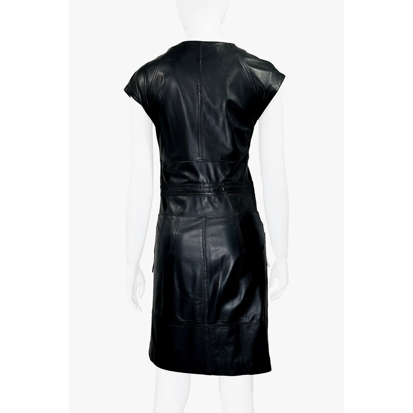 MARC JACBOS Lambskin Leather Dress