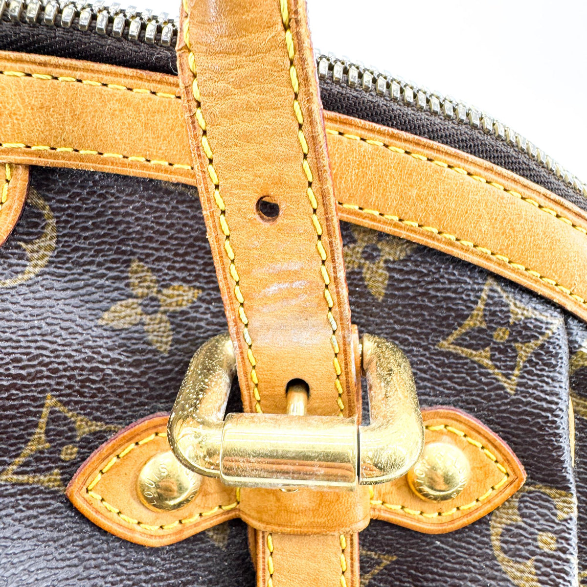 Louis Vuitton Tivoli Monogram Canvas, Brown, Canvas, Handbag