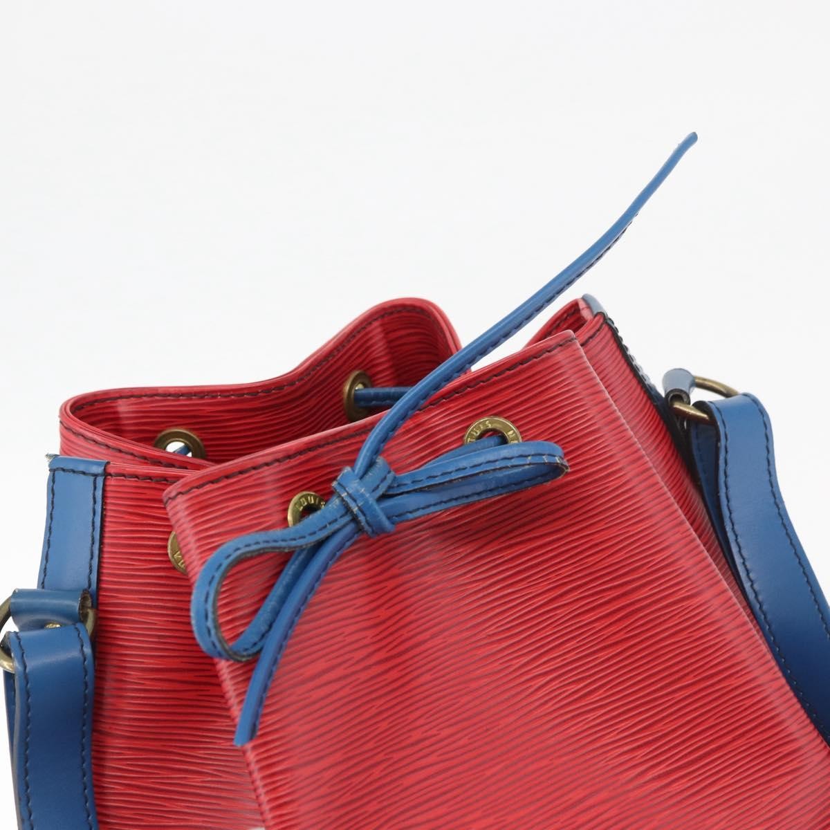 Louis Vuitton Bicolor Noe Epi Leather, Red, Leather, Shoulder Bag