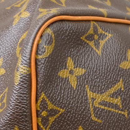 Louis Vuitton Keepall Monogram, Brown, Canvas, Travel Bag