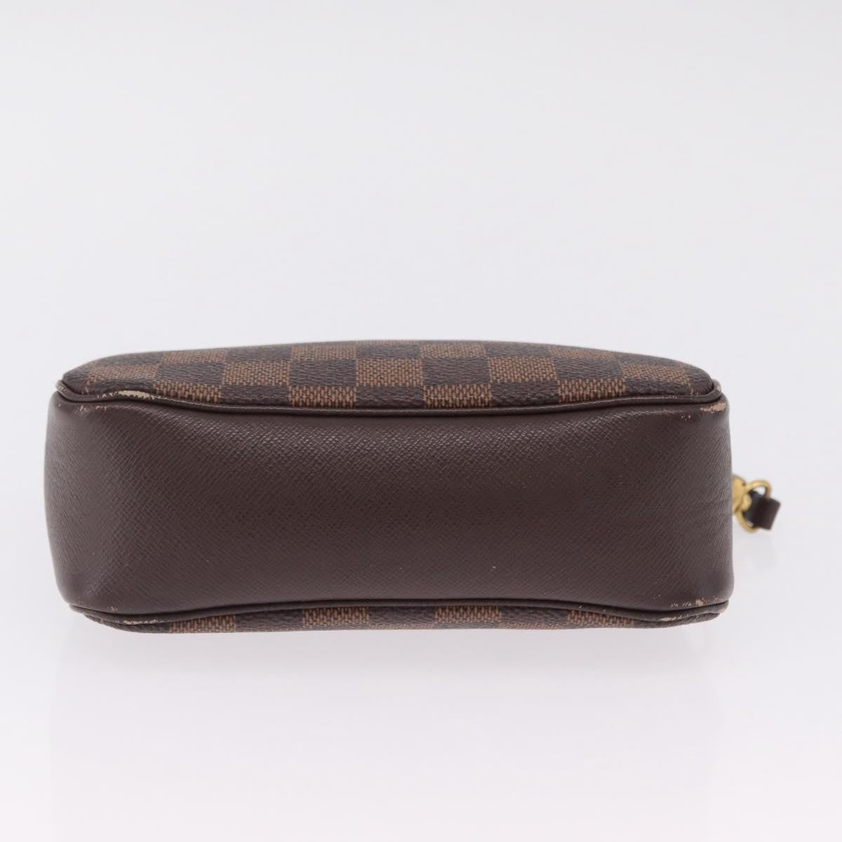 Louis Vuitton Trousse Make Up Damier, Brown, Canvas, Clutch