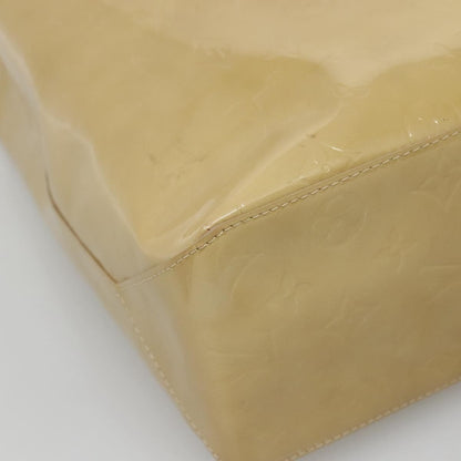 Louis Vuitton Reade Monogram Vernis, Beige, Patent Leather, Handbag