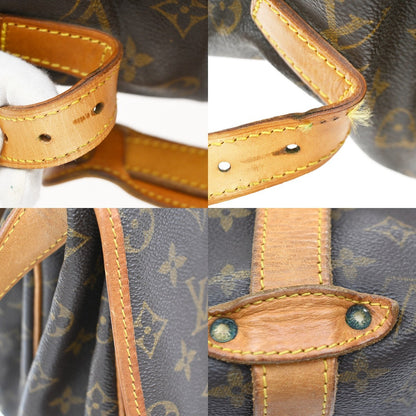 Louis Vuitton Saumur Monogram, Brown, Canvas, Shoulder Bag