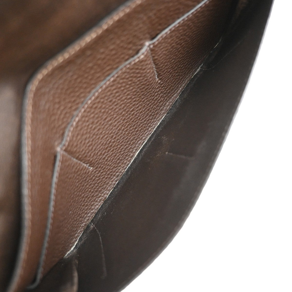 Hermes Dogon Compact Leather, Brown, Leather, Wallet