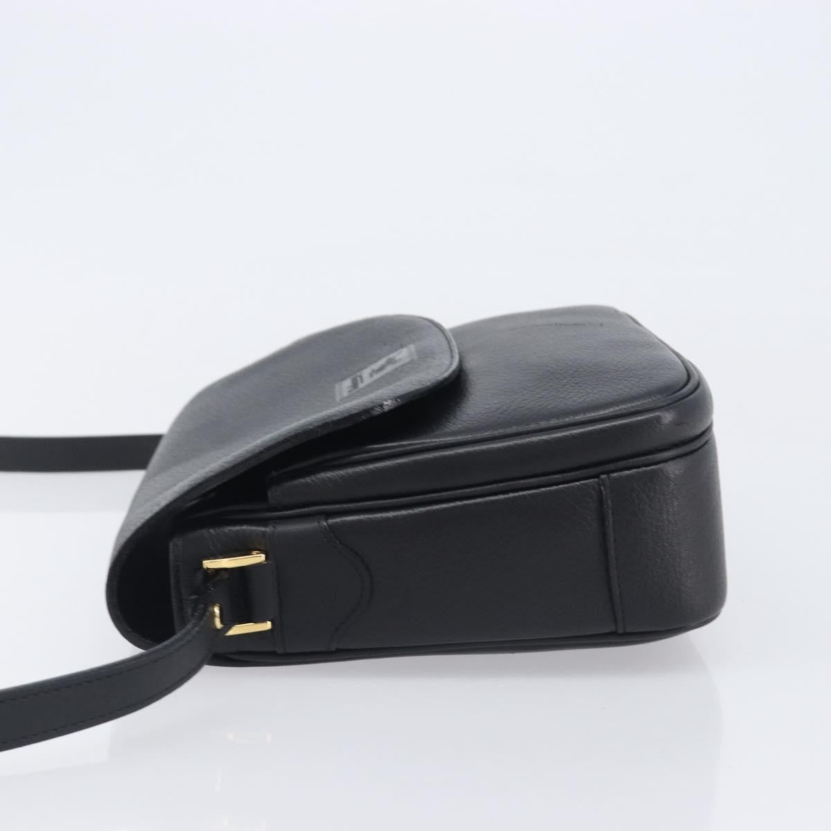 Gucci Shoulder Leather, Black, Leather, Shoulder Bag
