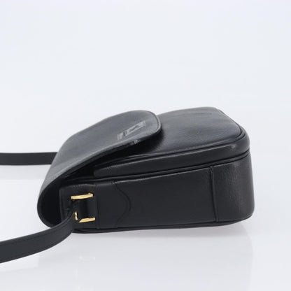 Gucci Shoulder Leather, Black, Leather, Shoulder Bag