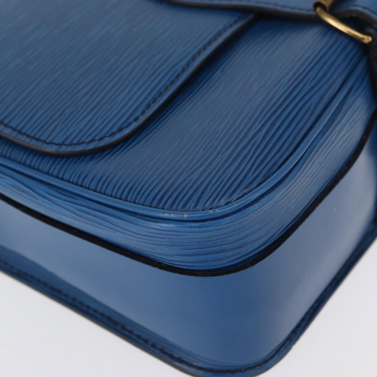 Louis Vuitton Cartouchiere Epi Leather, Blue, Leather, Shoulder Bag