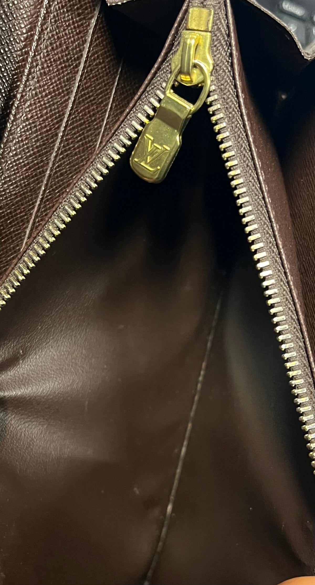 Louis Vuitton Sarah Wallet NM Damier, Brown, Canvas, Wallet