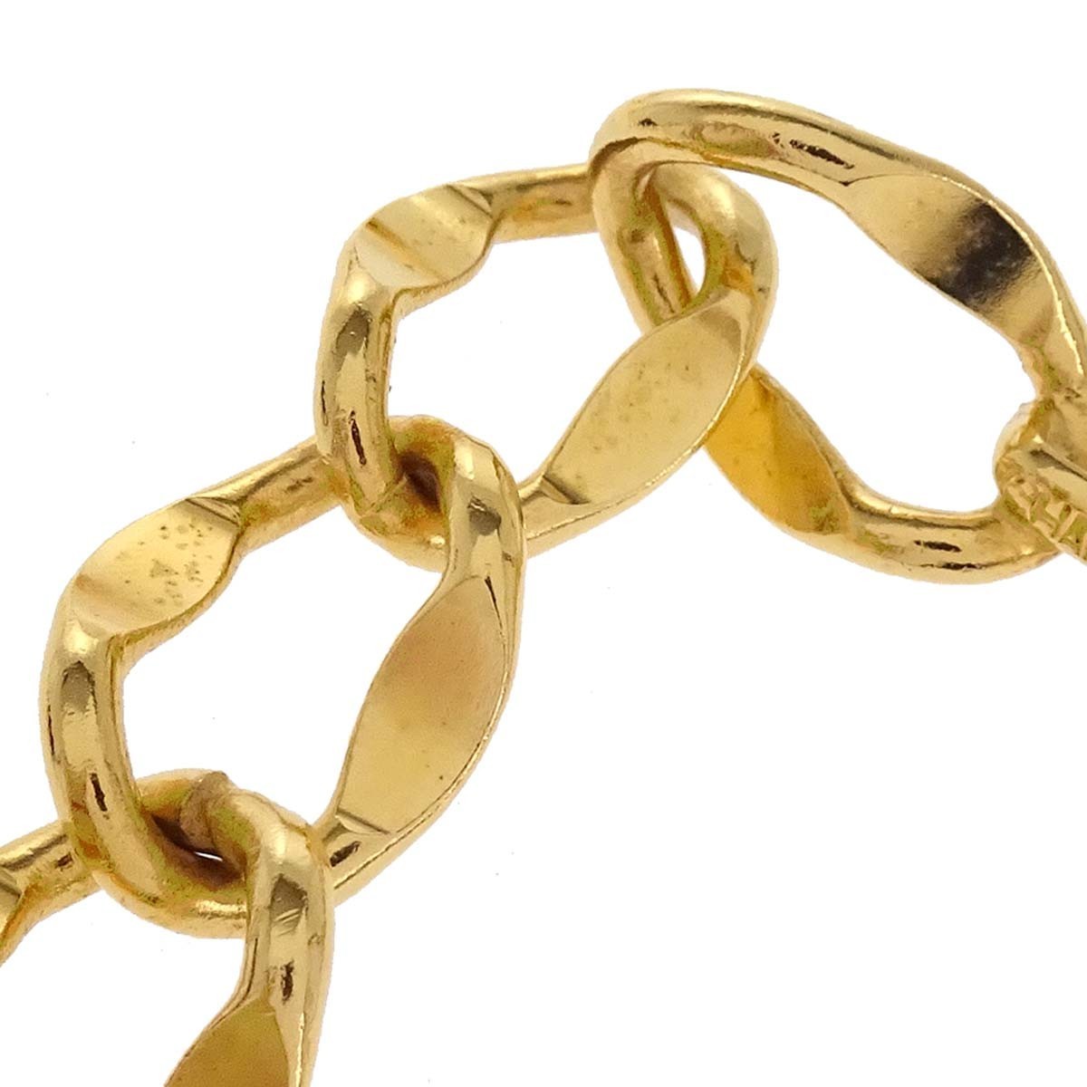 Chanel Vintage Medallion Logo Chain Belt Metal, Gold, Gold Plated, Belt