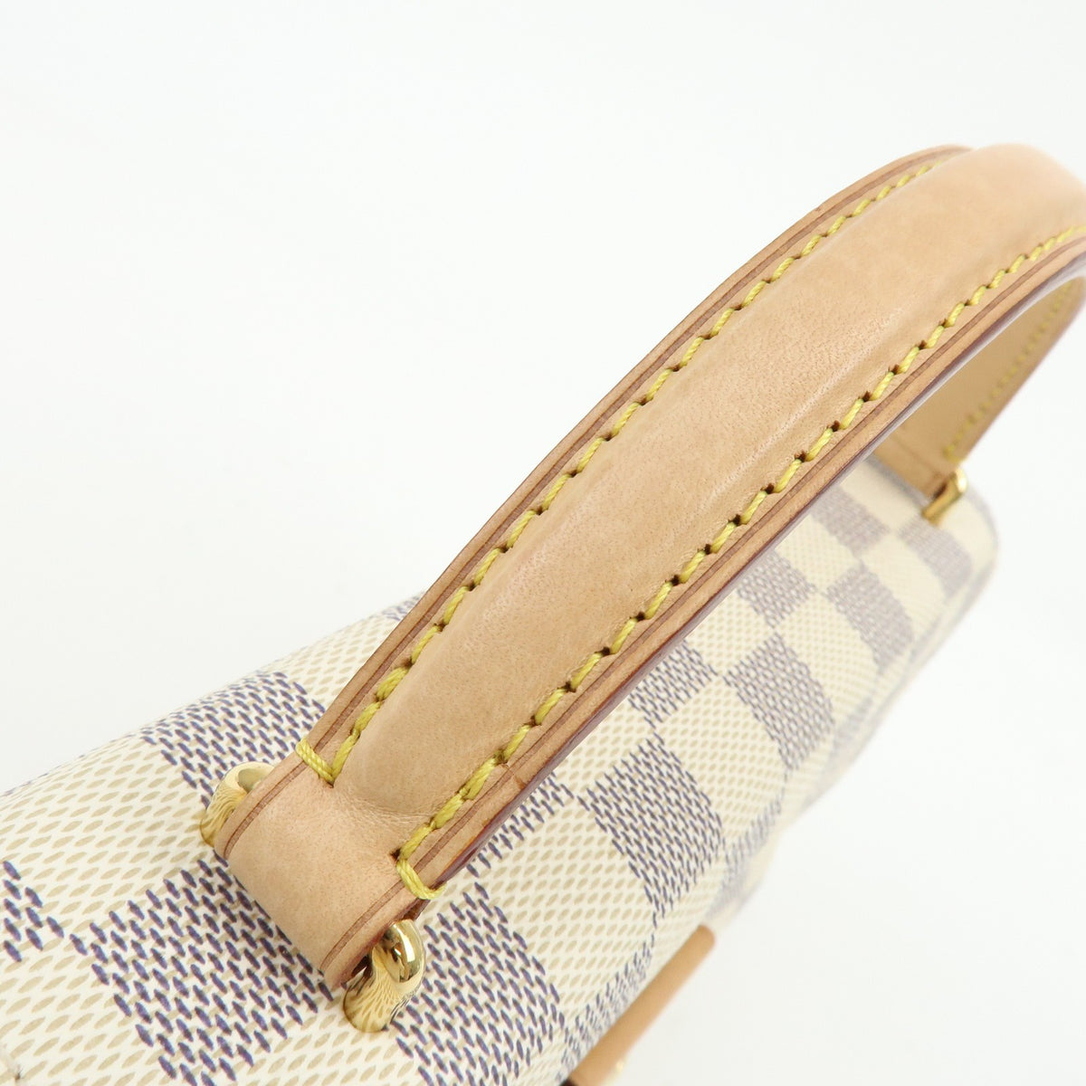 Louis Vuitton Croisette Epi Leather, White, Canvas, Tote Bag