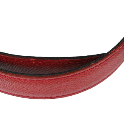 Hermes Constance Reversible Belt Leather, Red, Leather, Belt