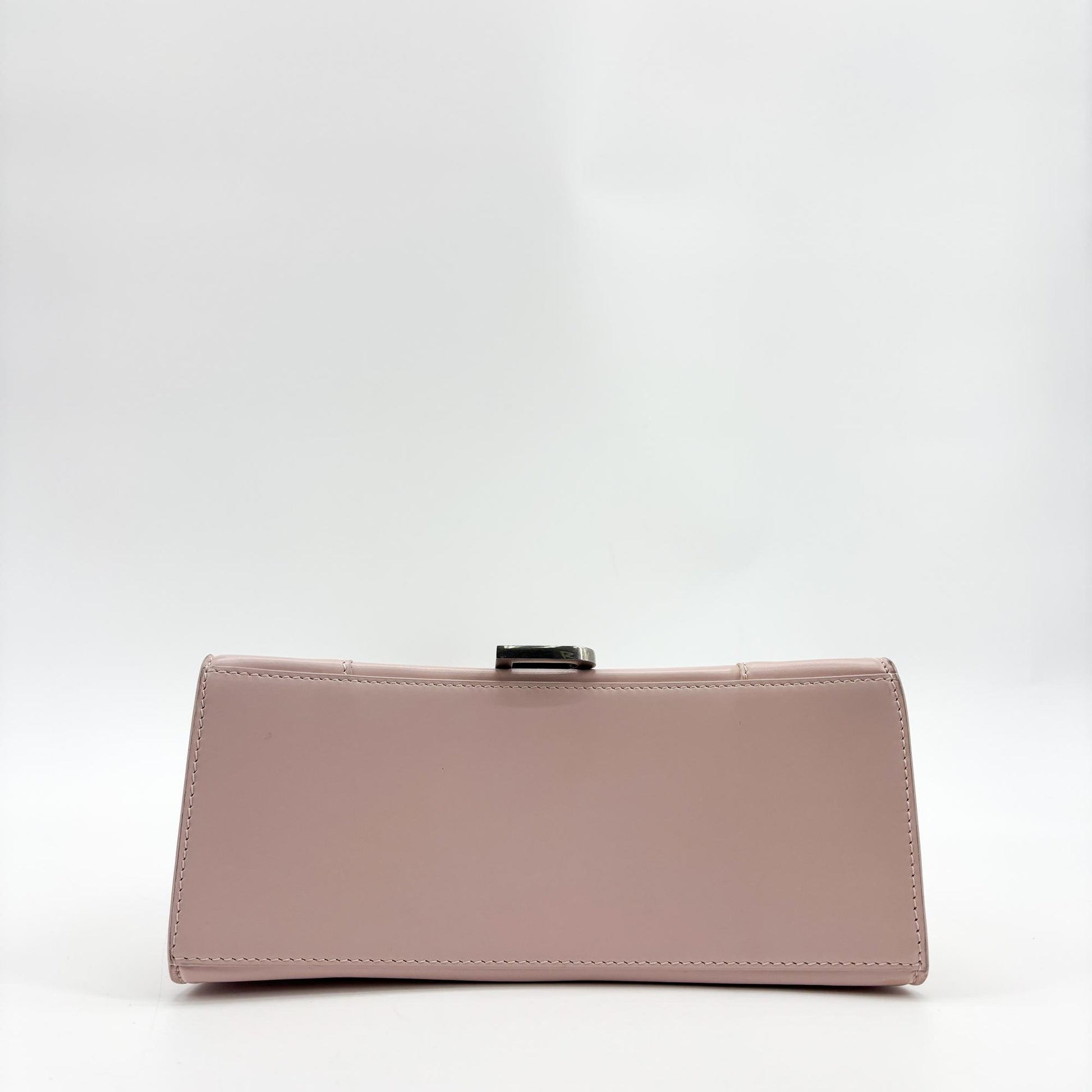 Balenciaga Hourglass Top Handle Leather, Pink, Leather, Handbag