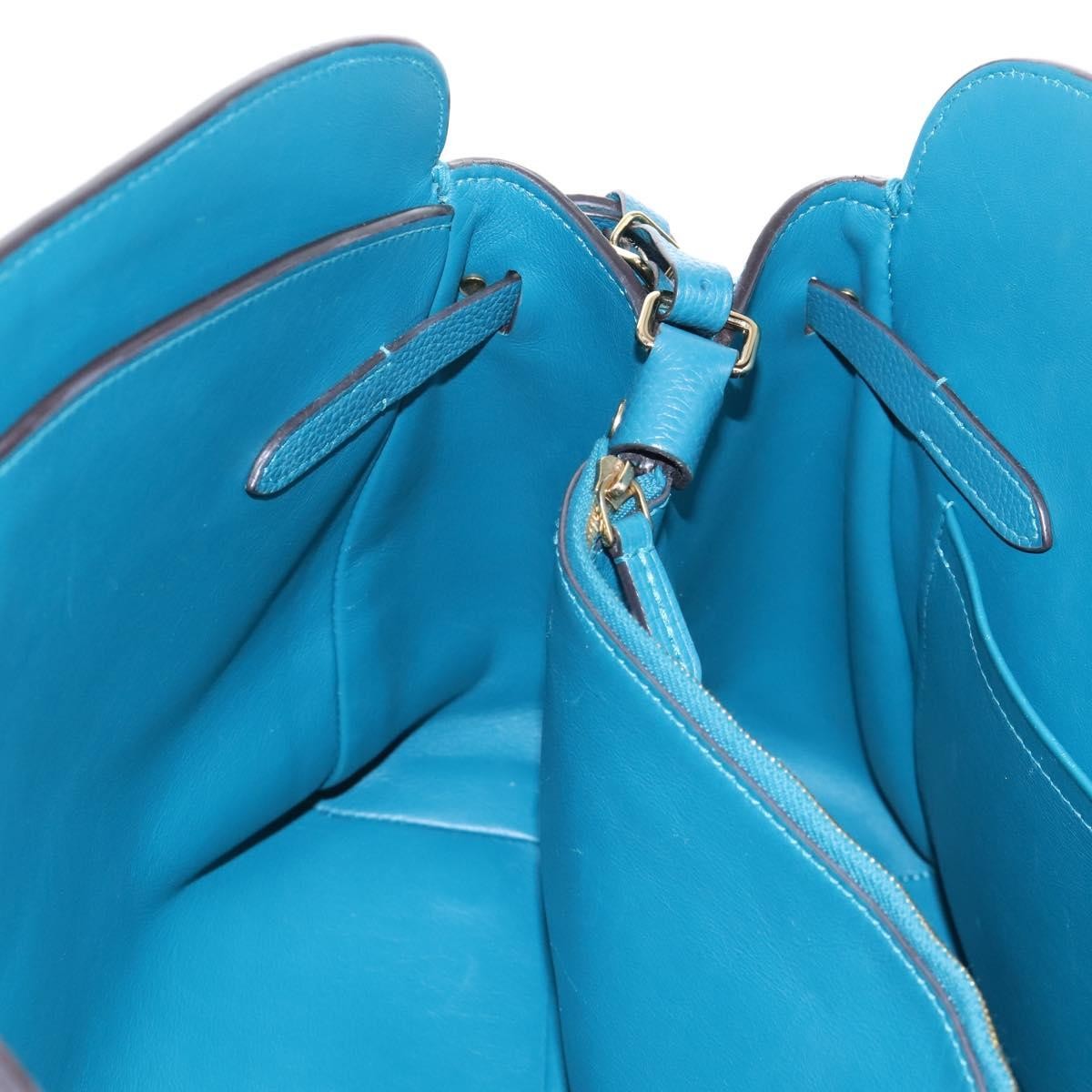 Louis Vuitton Milla Veau Nuage Calfskin, Blue, Leather, Handbag