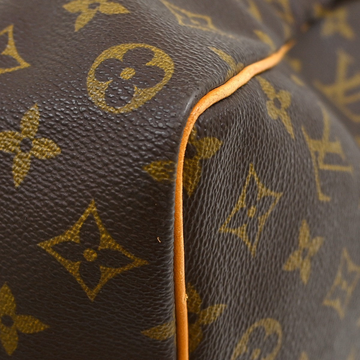 Louis Vuitton Keepall Monogram, Brown, Canvas, Travel Bag