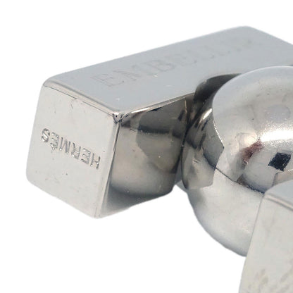 Hermes LHomme Peut Embellir La Terre Cadena Lock Charm Metal, Silver, Silver Plated, Charm
