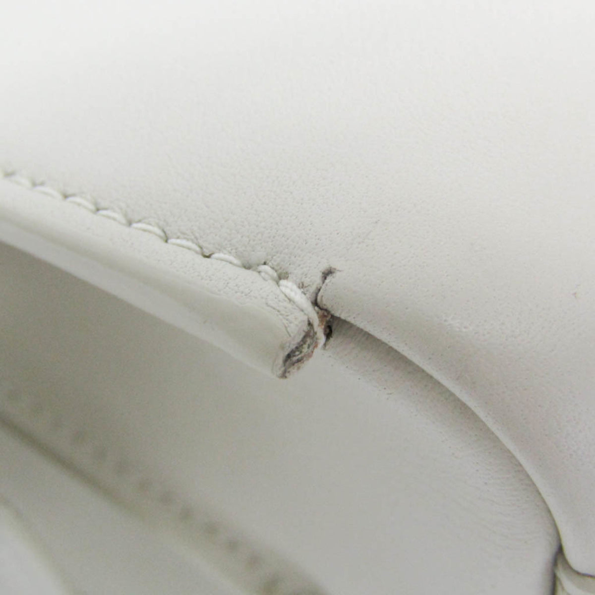 Saint Laurent East Side Smooth Leather, White, Leather, Tote Bag