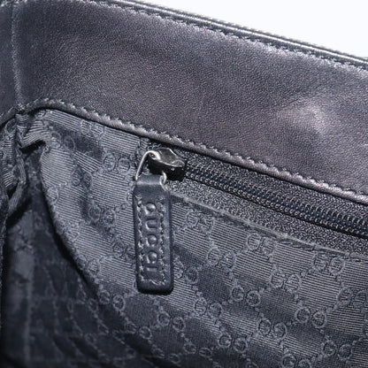Gucci Sherry Line Tote Canvas, Black, Canvas, Tote Bag