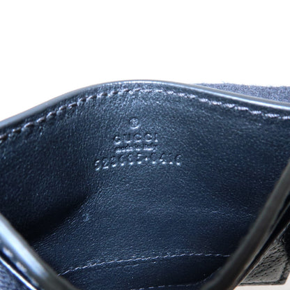 Gucci Animalier Card Holder Leather, Black, Leather, Card Holder