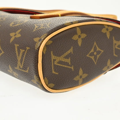 Louis Vuitton Sonatine Monogram Canvas, Brown, Canvas, Handbag