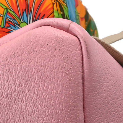 Gucci Gucci x The North Face Flap Printed Nylon, Multicolour, Canvas, Backpack