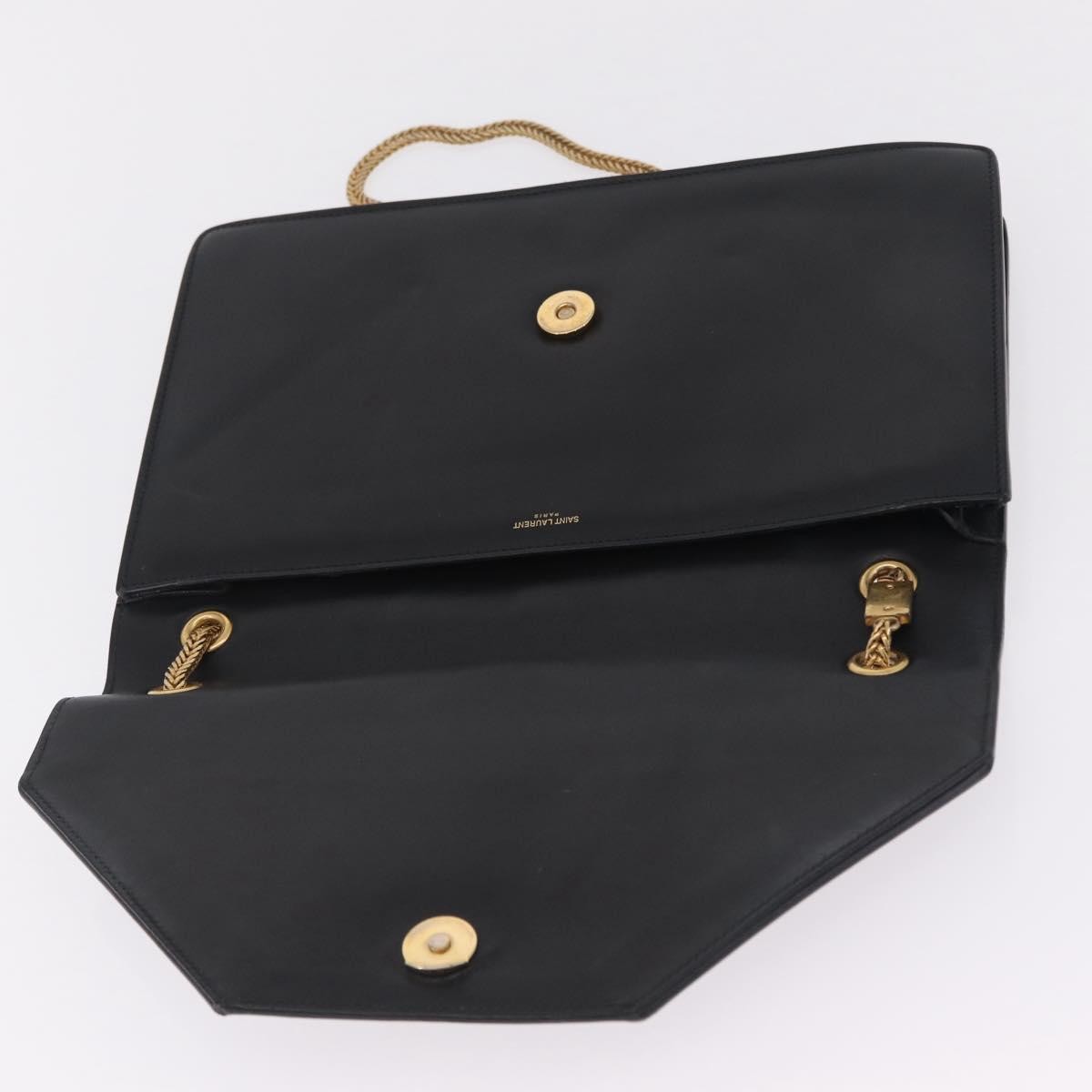 Saint Laurent Betty Leather, Black, Leather, Handbag