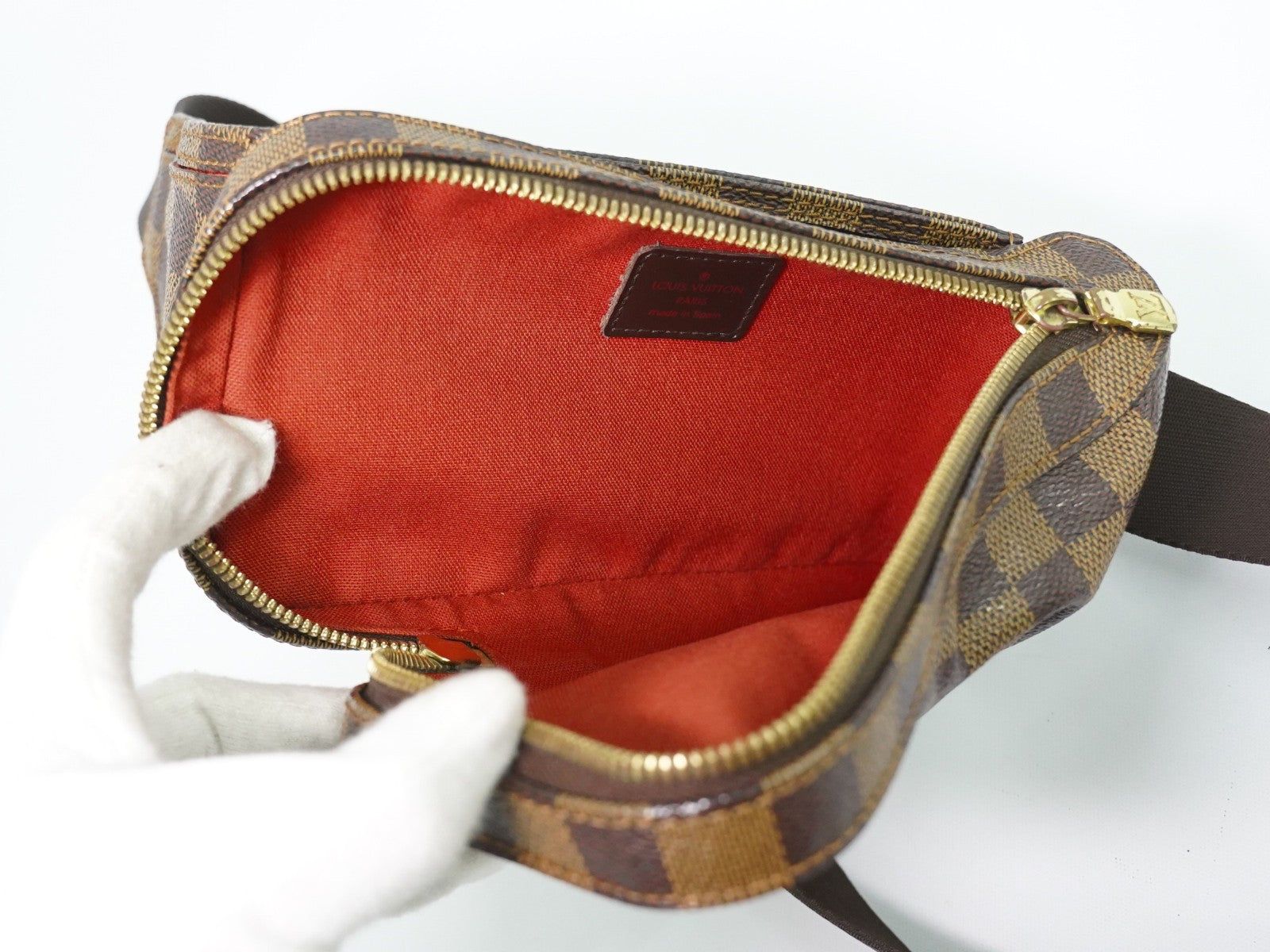 Louis Vuitton Geronimos Damier, Brown, Canvas, Clutch