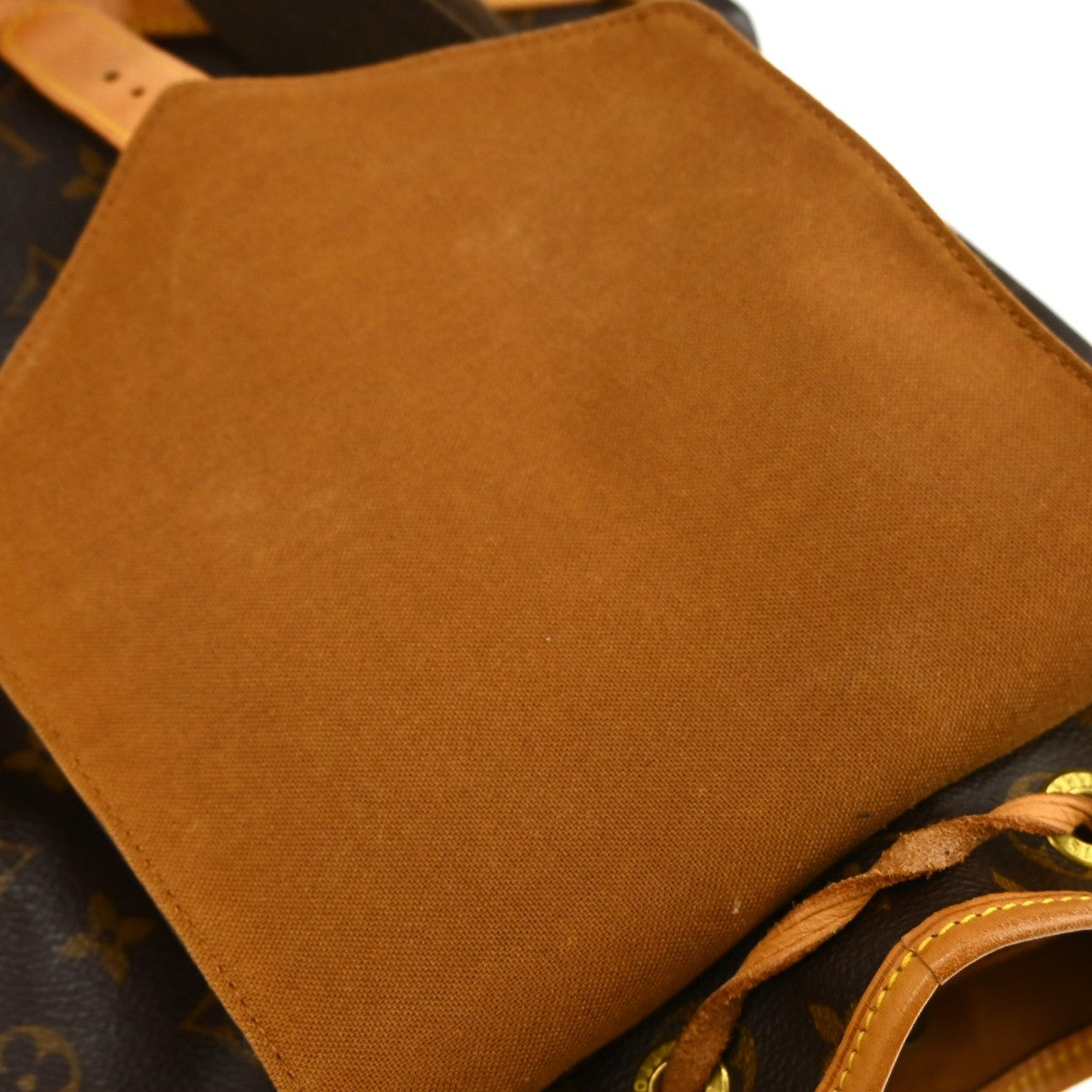 Louis Vuitton Vintage Montsouris Monogram Canvas, Brown, Canvas, Backpack