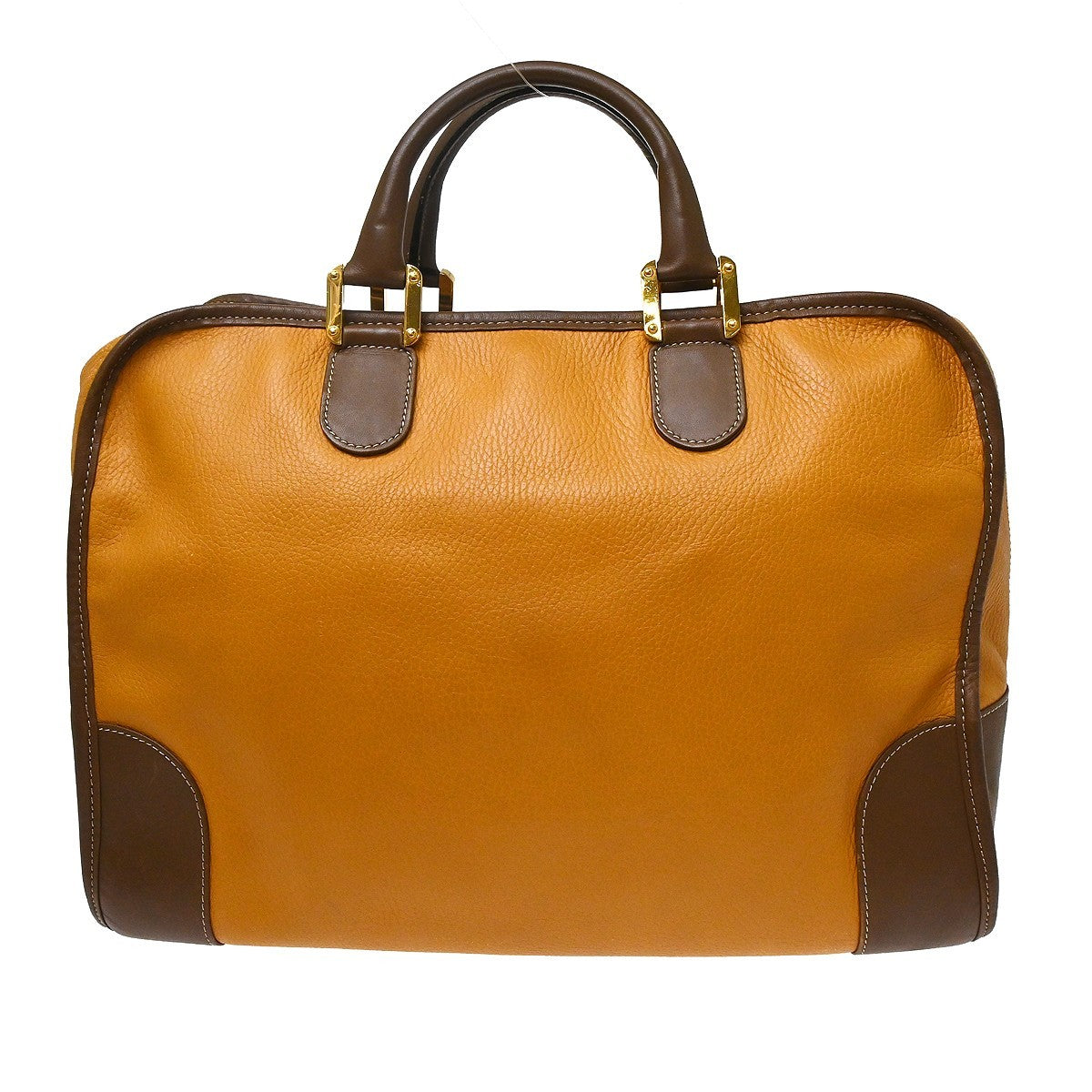 Loewe Amazona Leather, Brown, Leather, Handbag
