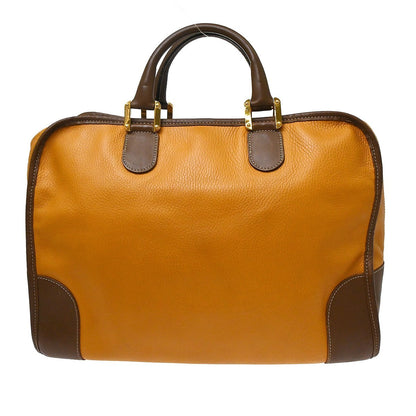 Loewe Amazona Leather, Brown, Leather, Handbag