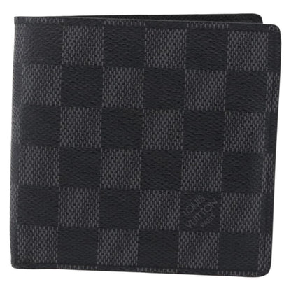 Louis Vuitton Marco Damier Graphite, Gray, Canvas, Wallet