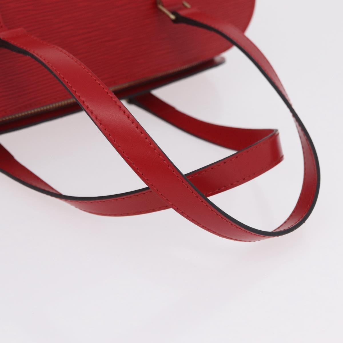 Louis Vuitton Soufflot Epi Leather, Red, Leather, Tote Bag