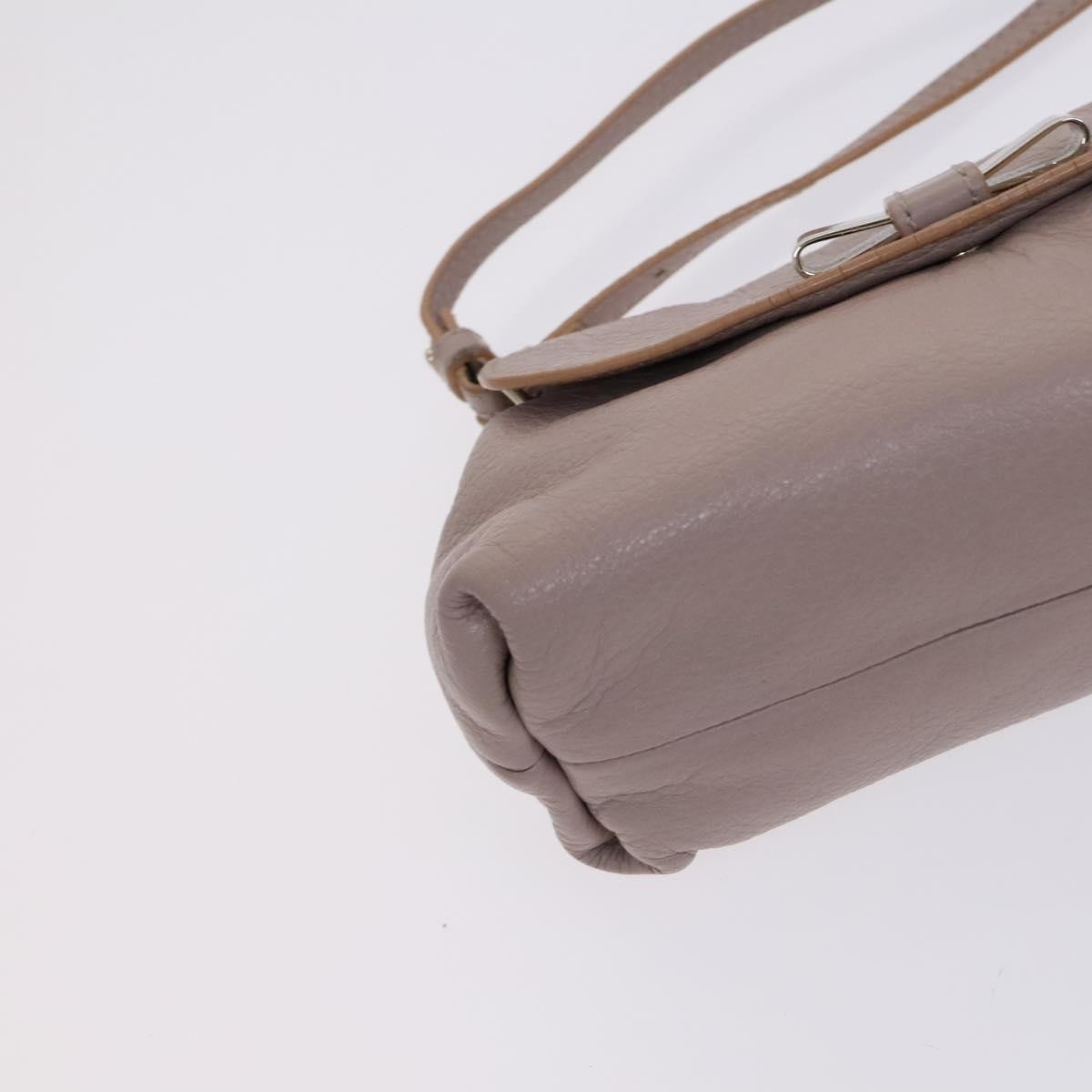 Chloe Lily Leather, Purple, Leather, Shoulder Bag