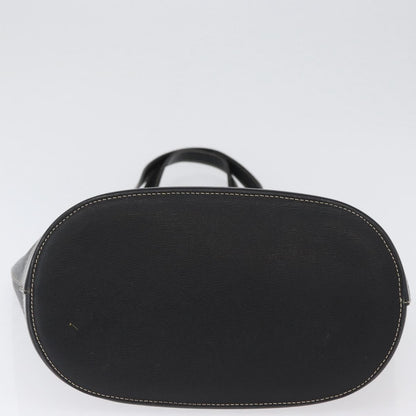 Burberry Vintage Leather, Black, Leather, Tote Bag