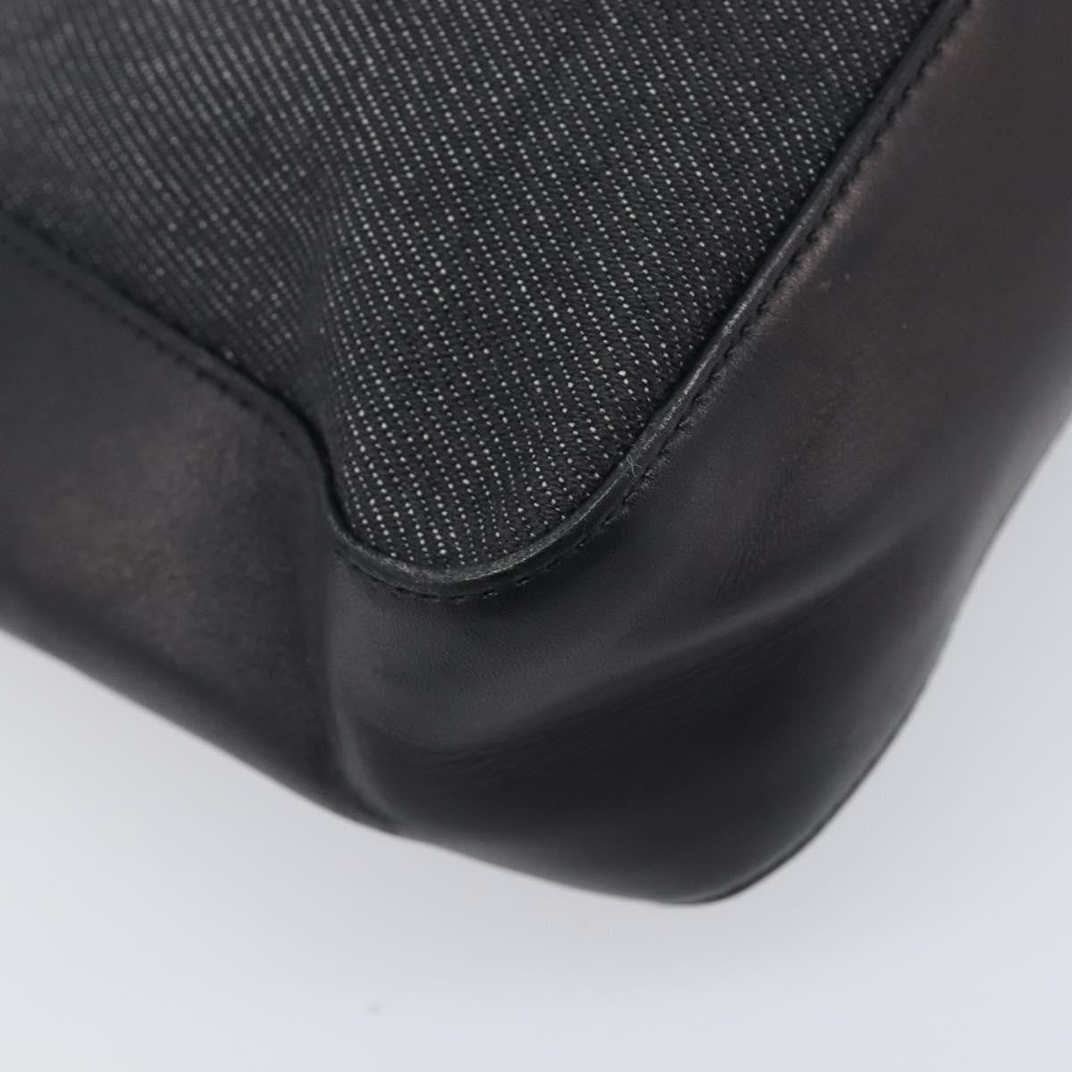 Gucci Sherry Line Tote Canvas, Black, Canvas, Tote Bag