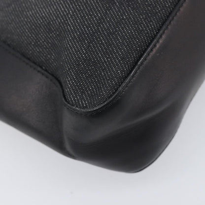 Gucci Sherry Line Tote Canvas, Black, Canvas, Tote Bag