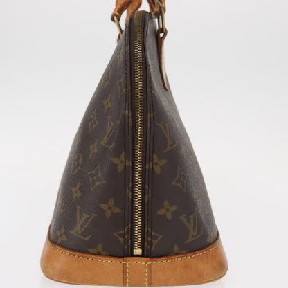 Louis Vuitton Alma Handbag Monogram Canvas, BROWN, CANVAS, Handbag