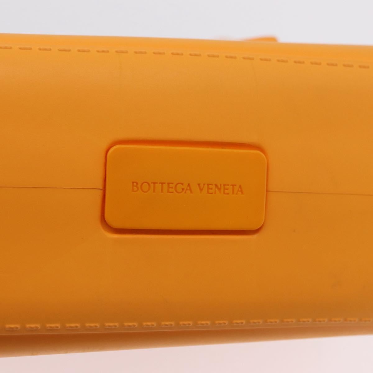 Bottega Veneta Arco Rubber, Orange, Rubber, Tote Bag