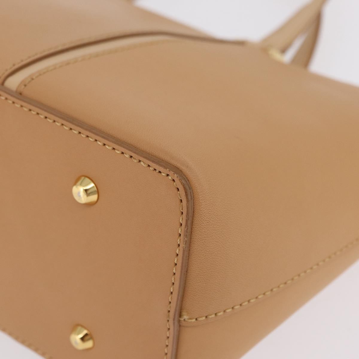 Burberry Handbag Leather, Beige, Leather, Handbag