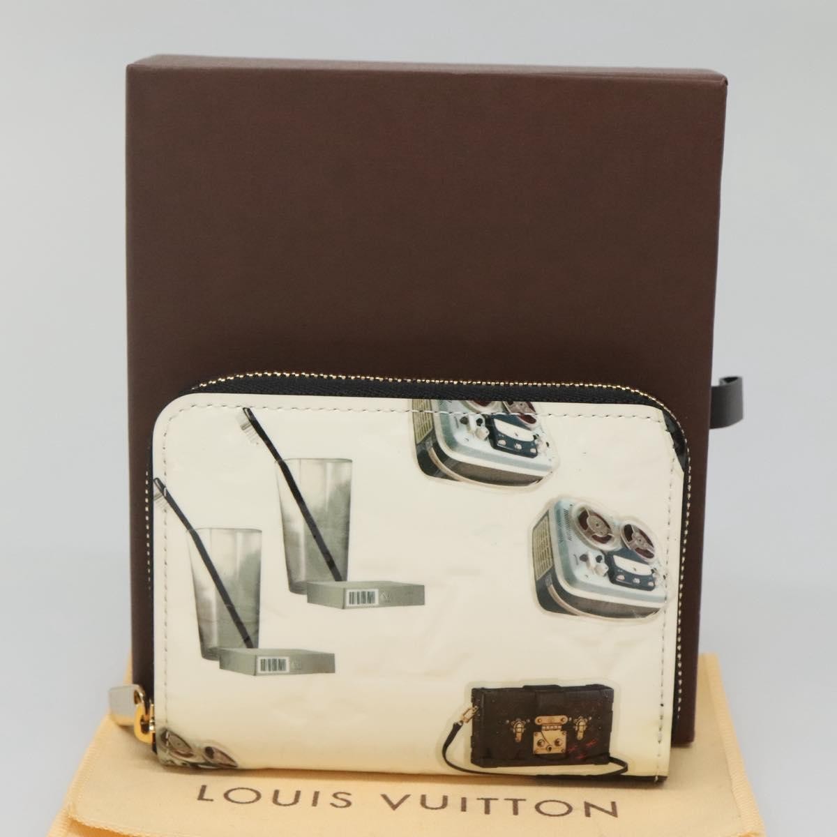 Louis Vuitton Nicolas Ghesquière Zippy Patent Monogram, White, Patent Leather, Wallet