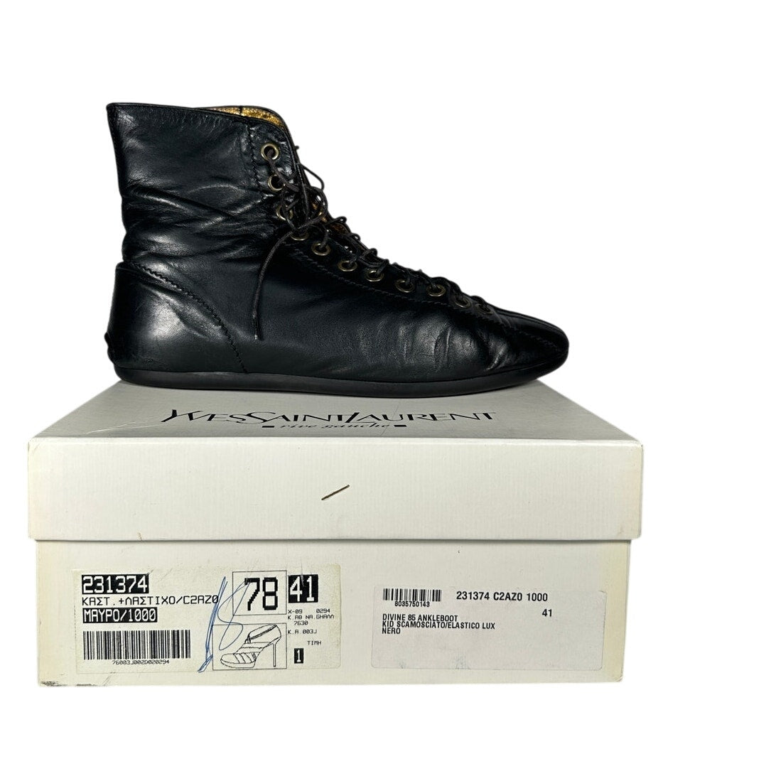 YVES SAINT LAURENT YSL High Sneaker Boots