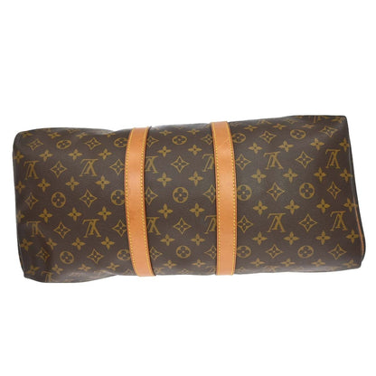 Louis Vuitton Keepall Monogram Canvas, Brown, Canvas, Travel Bag
