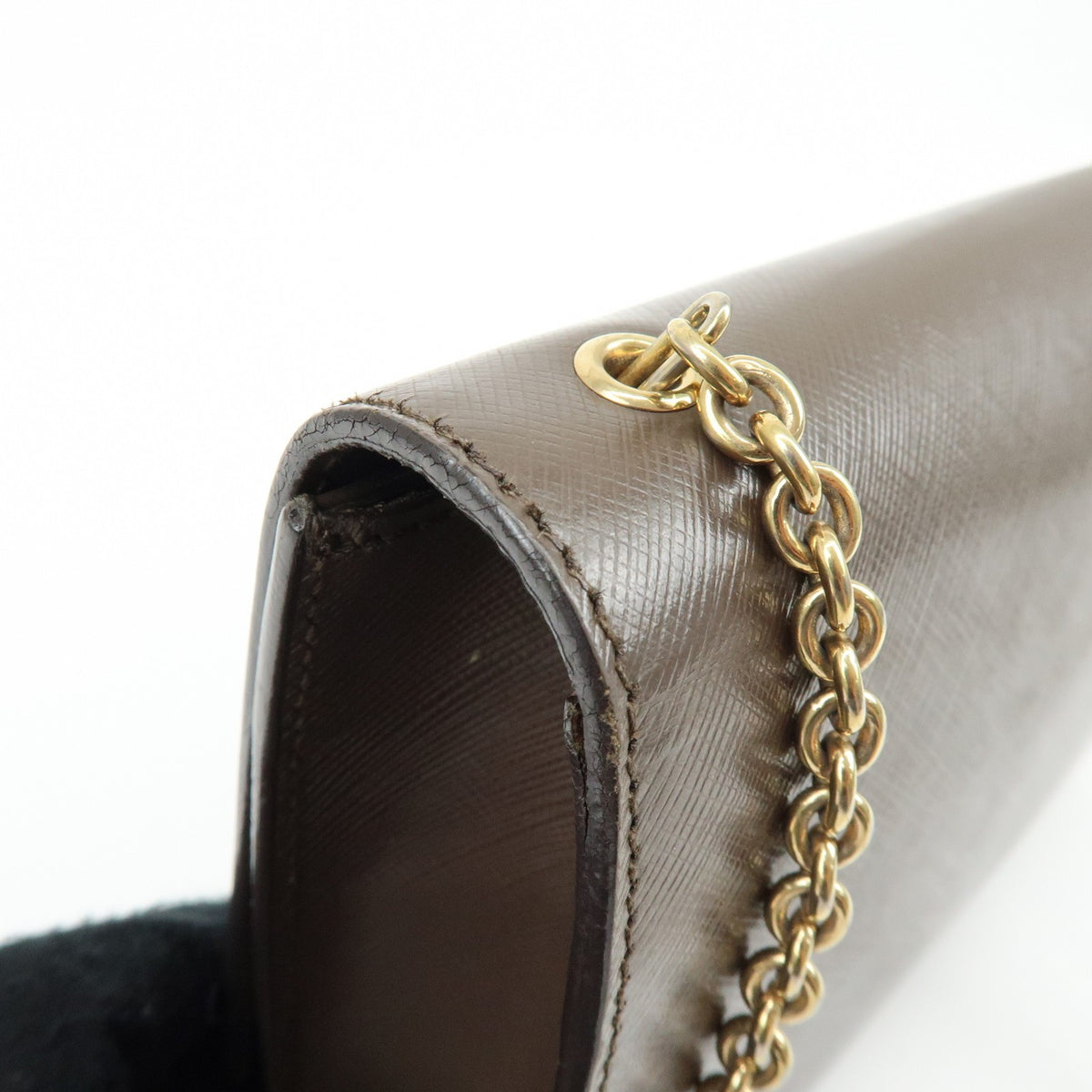 Salvatore Ferragamo Vara Bow Glitter, Brown, Leather, Crossbody Bag