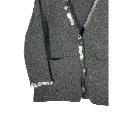 CHRISTOPHER KANE Sequin Wool Cardigan