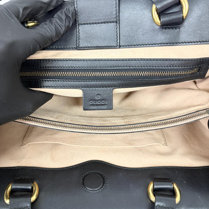 Gucci GG Marmont Matelasse Leather, Black, Leather, Tote Bag