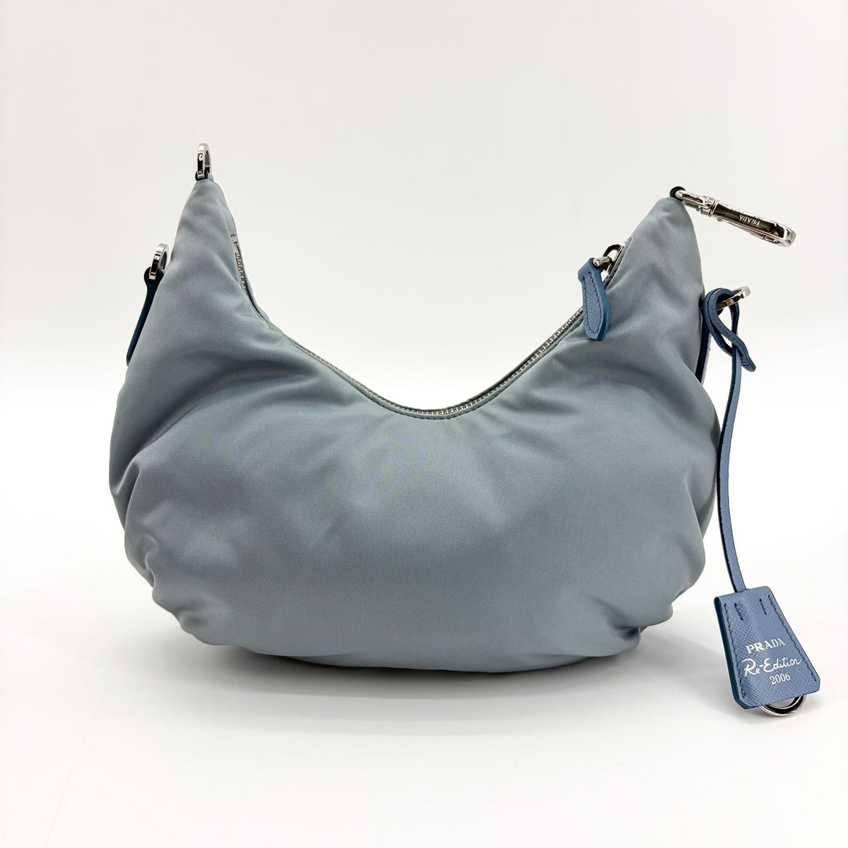 Prada Re-Edition 2005 Tessuto, Blue, Nylon, Shoulder Bag