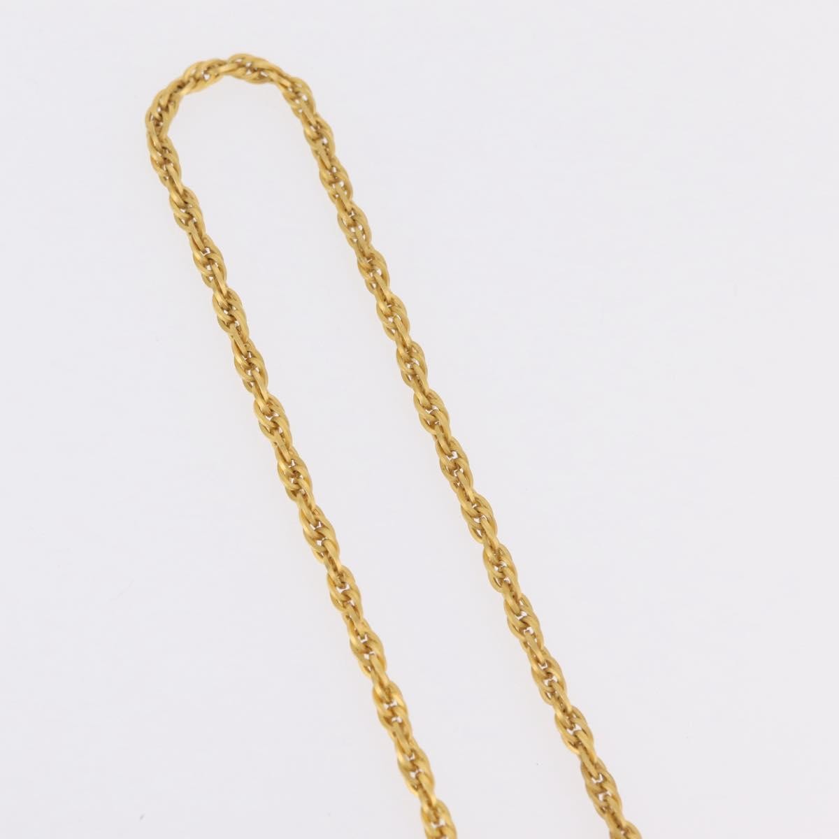 Chanel CC Perfume Bottle Pendant Chain Long Metal with Crystals and Faux Pearls, Gold, Metal, Necklace