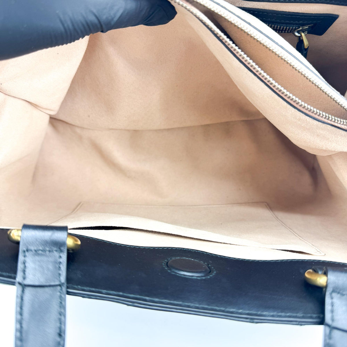 Gucci GG Marmont Matelasse Leather, Black, Leather, Shoulder Bag