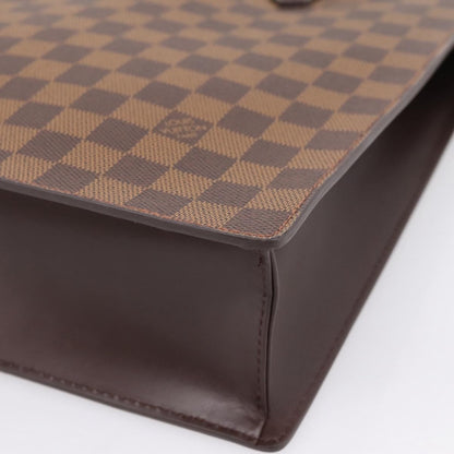 Louis Vuitton Venice Sac Plat Damier, Brown, Canvas, Tote Bag