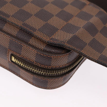 Louis Vuitton Geronimos Waist Damier, Brown, Canvas, Shoulder Bag